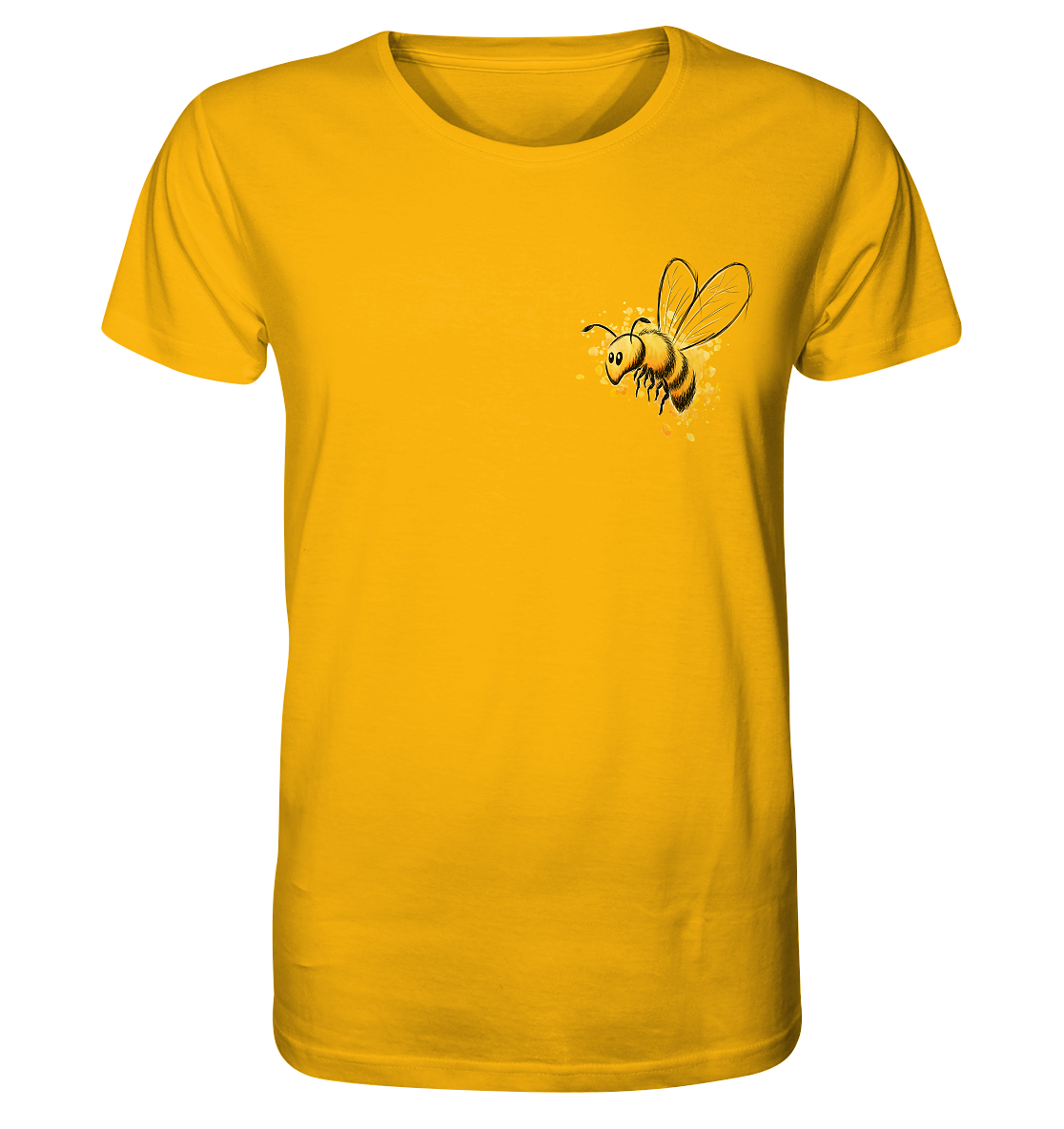 Lässige kleine Honig-Biene - Organic Shirt