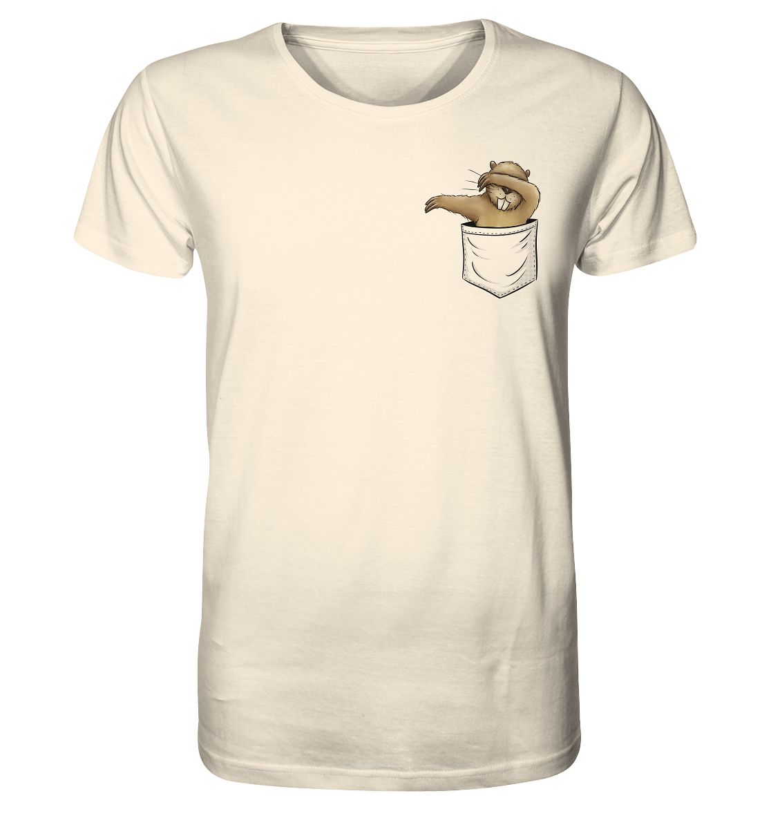 Dabbender Biber in Deiner Tasche - Organic Shirt