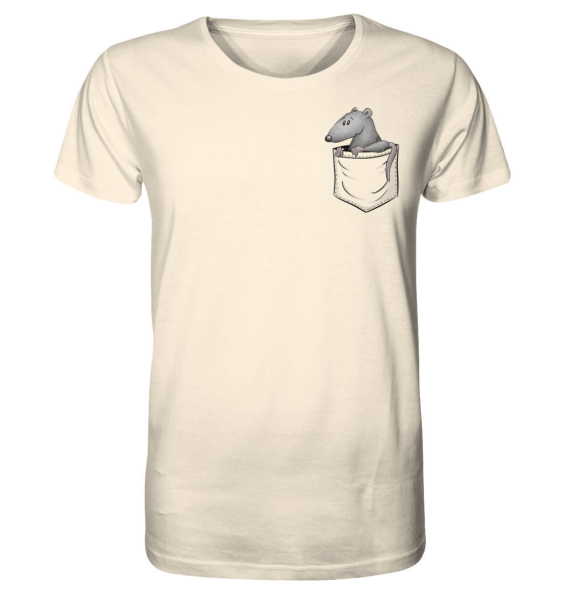 Kleine Ratte in der Tasche - Organic Shirt