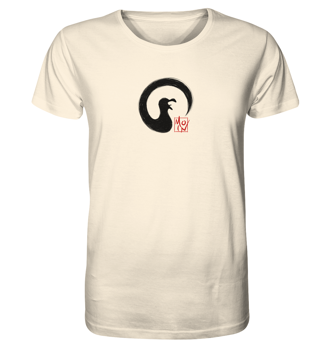 Moin kreischende japanische Enso Möwe - Organic Shirt