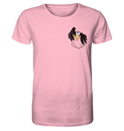 Kleiner Rabe | schwarze Krähe In Tasche - Organic Shirt