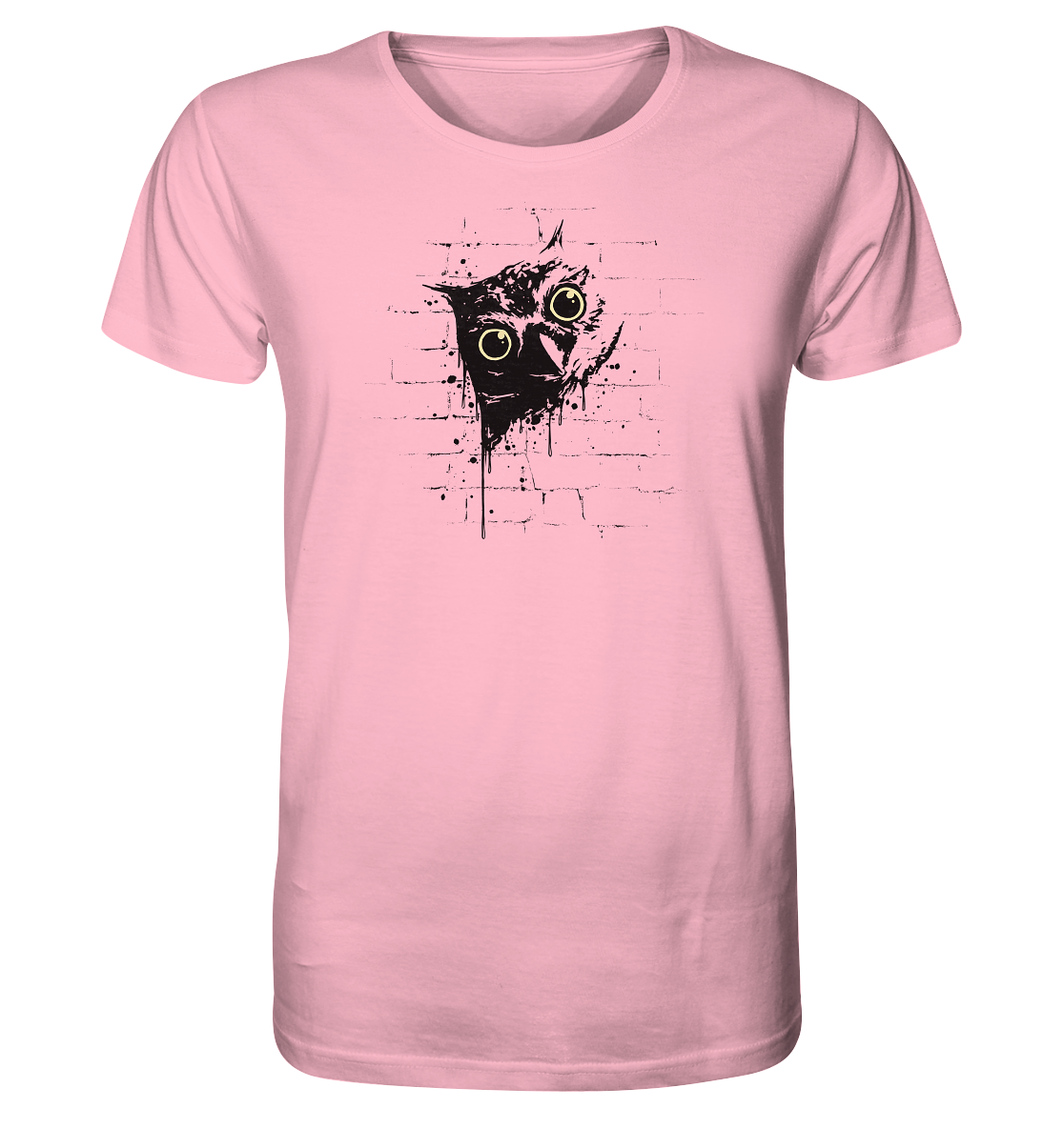 Lässige Street Art Eule - Organic Shirt