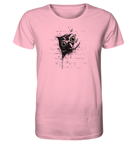 Lässige Street Art Eule - Organic Shirt