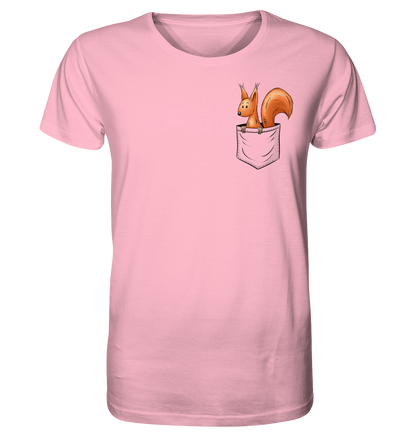 Lässiges Eichhörnchen In Tasche - Organic Shirt