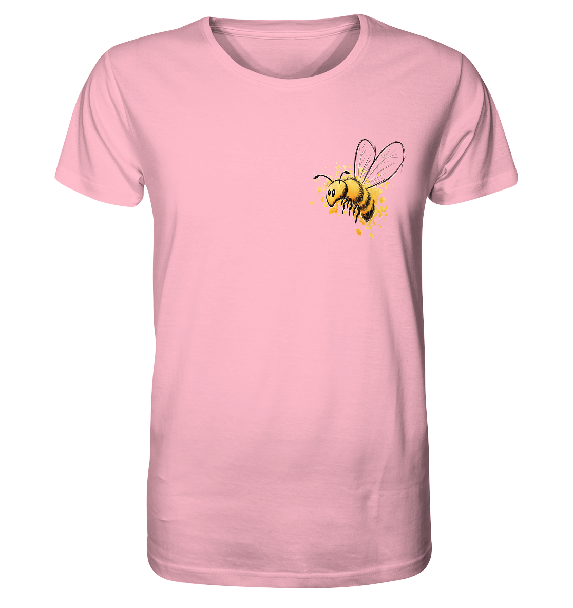 Lässige kleine Honig-Biene - Organic Shirt