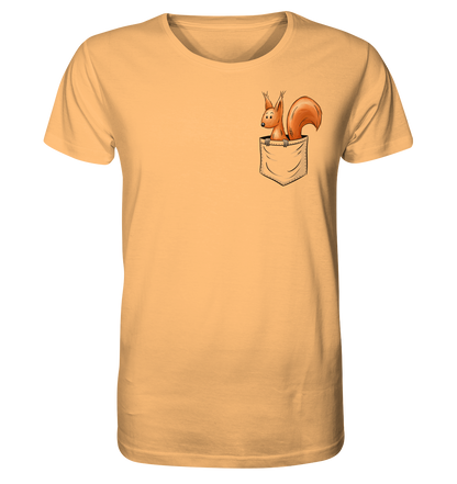Lässiges Eichhörnchen In Tasche - Organic Shirt