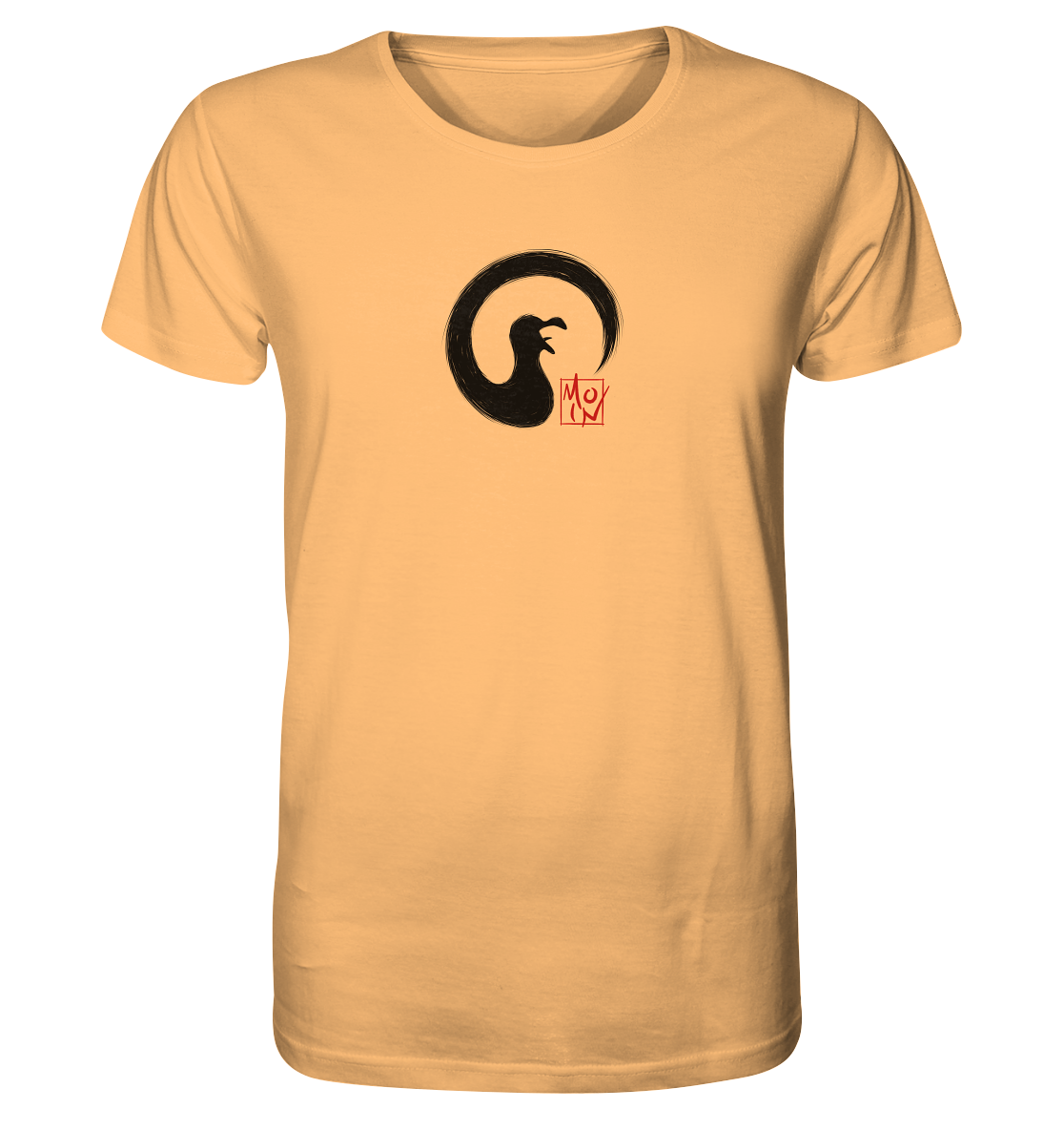Moin kreischende japanische Enso Möwe - Organic Shirt