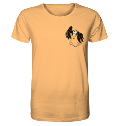 Kleiner Rabe | schwarze Krähe In Tasche - Organic Shirt