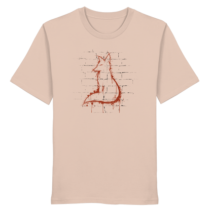Street Art Fuchs Silhouette - Organic Shirt