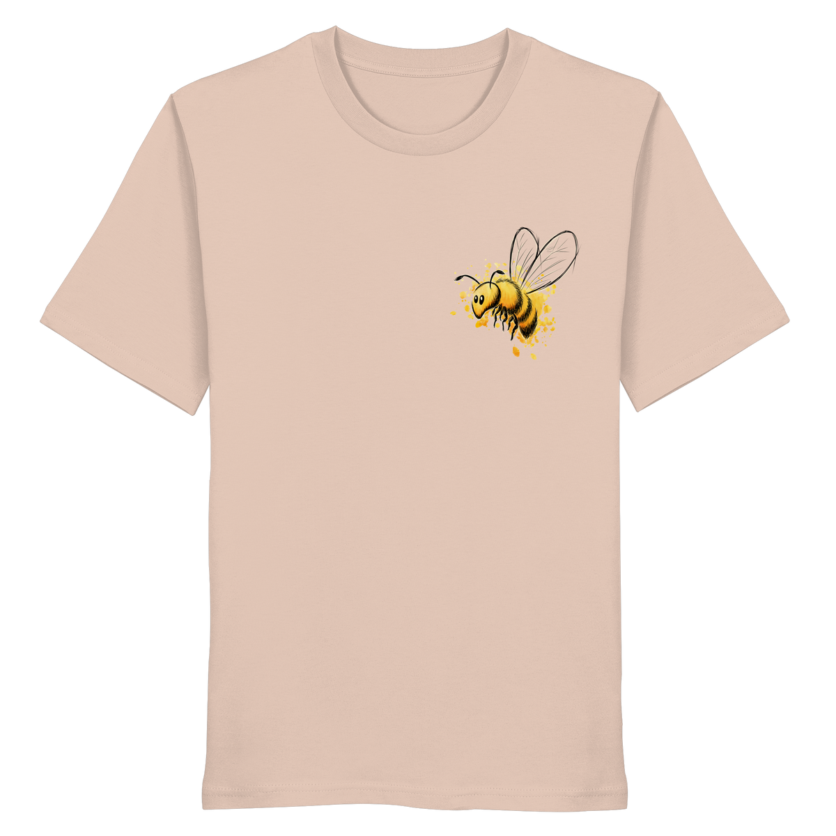 Lässige kleine Honig-Biene - Organic Shirt