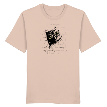 Lässige Street Art Eule - Organic Shirt