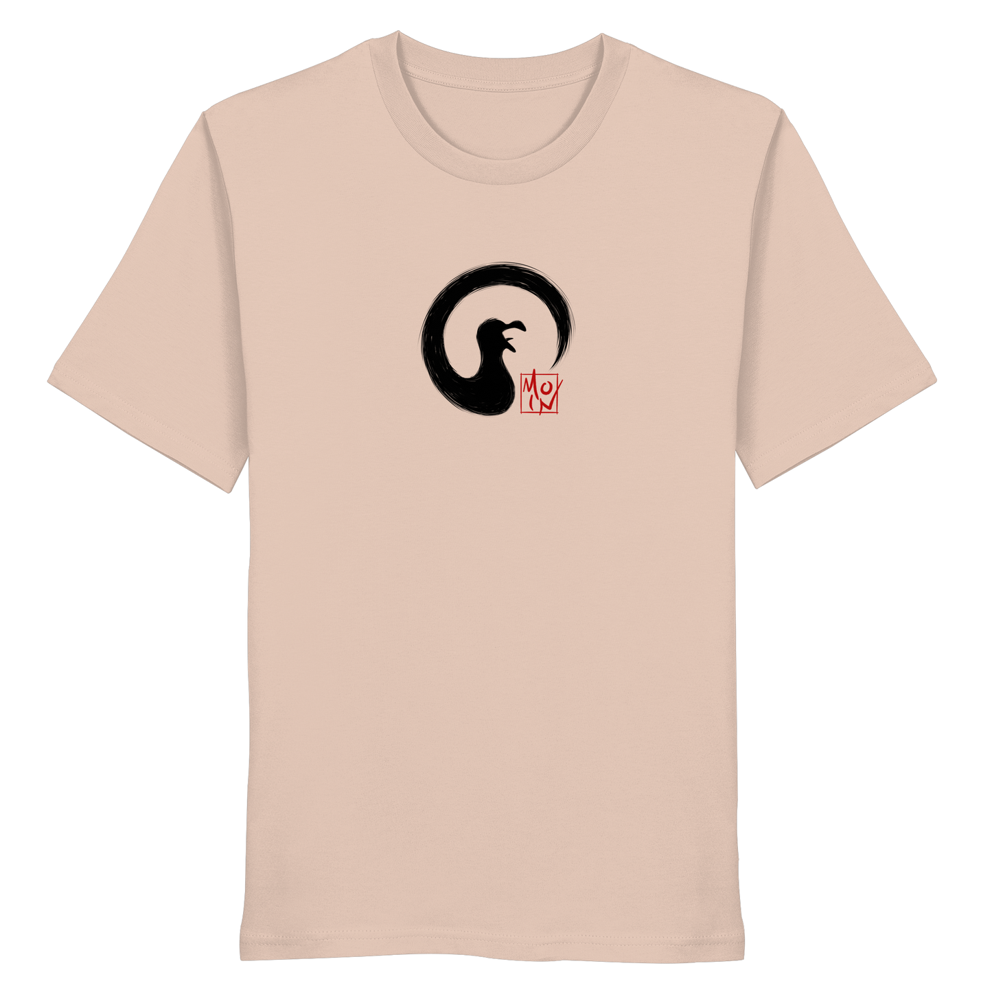 Moin kreischende japanische Enso Möwe - Organic Shirt