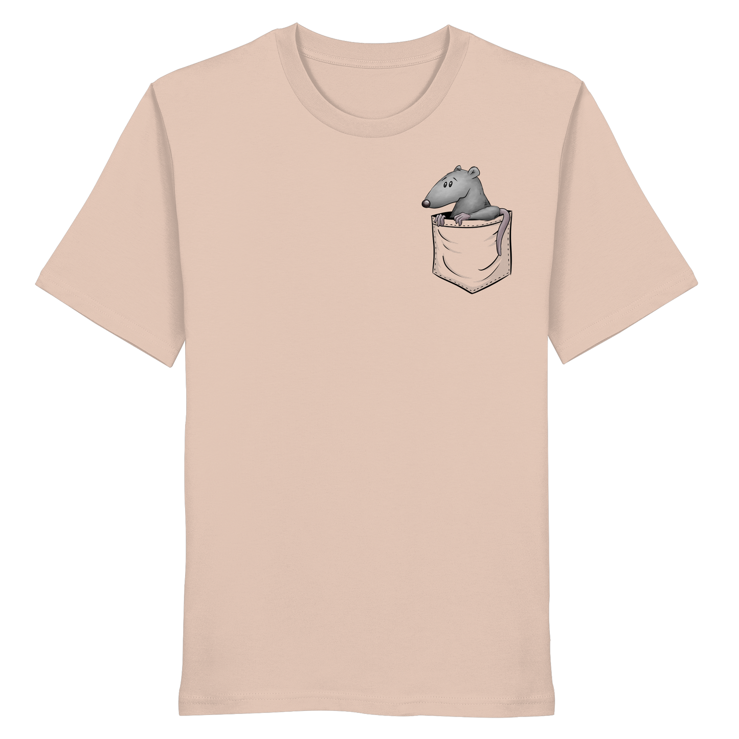 Kleine Ratte in der Tasche - Organic Shirt