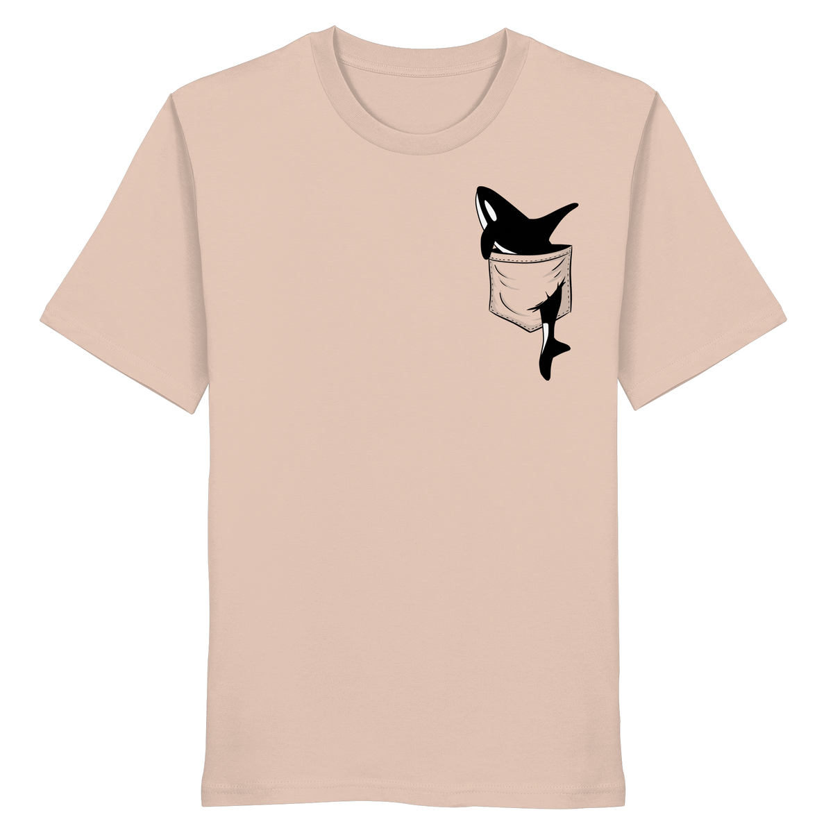 Orca In Deiner Tasche - Organic Shirt