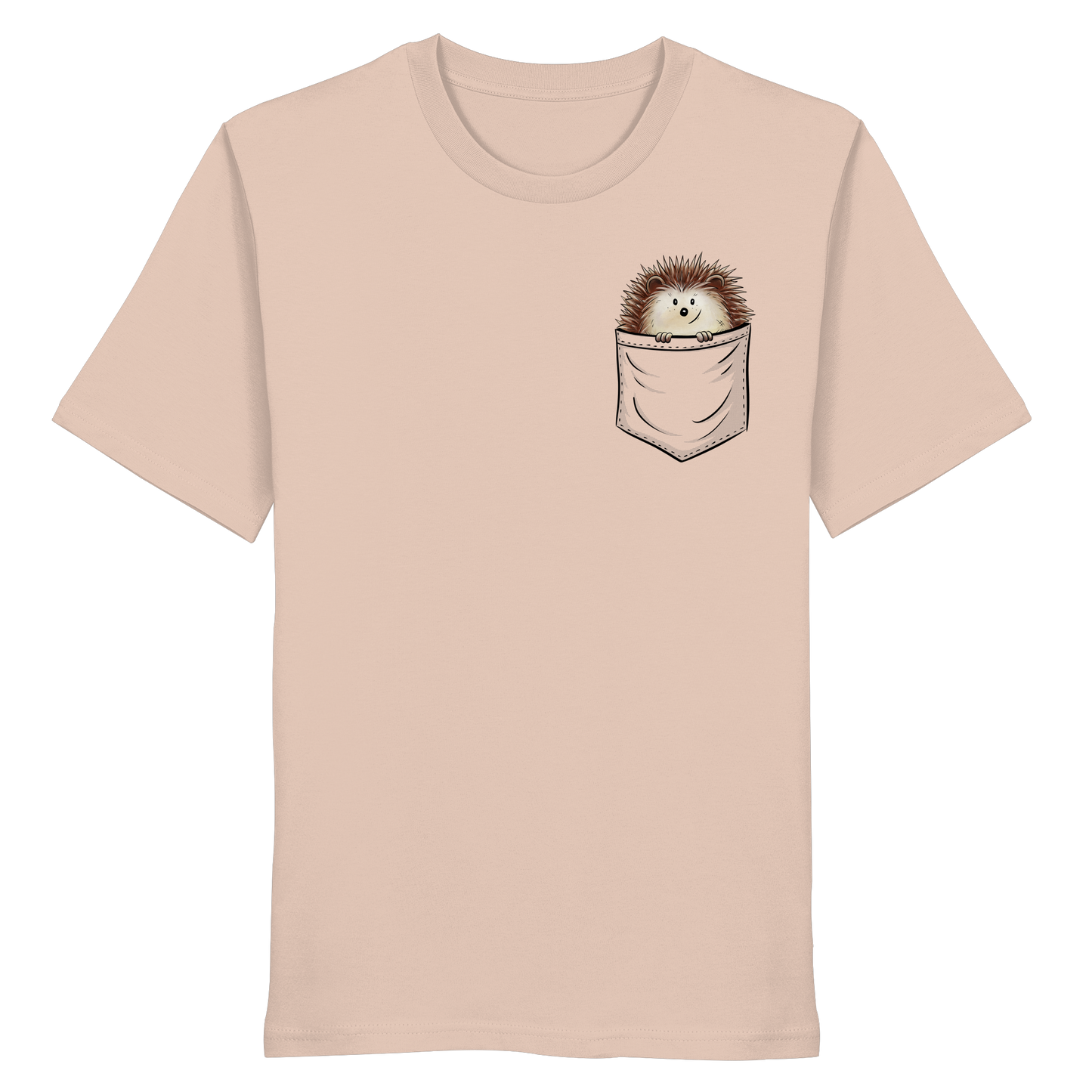Lustiger Igel in Deiner Brust-Tasche - Organic Shirt