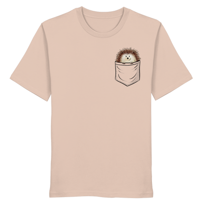 Lustiger Igel in Deiner Brust-Tasche - Organic Shirt