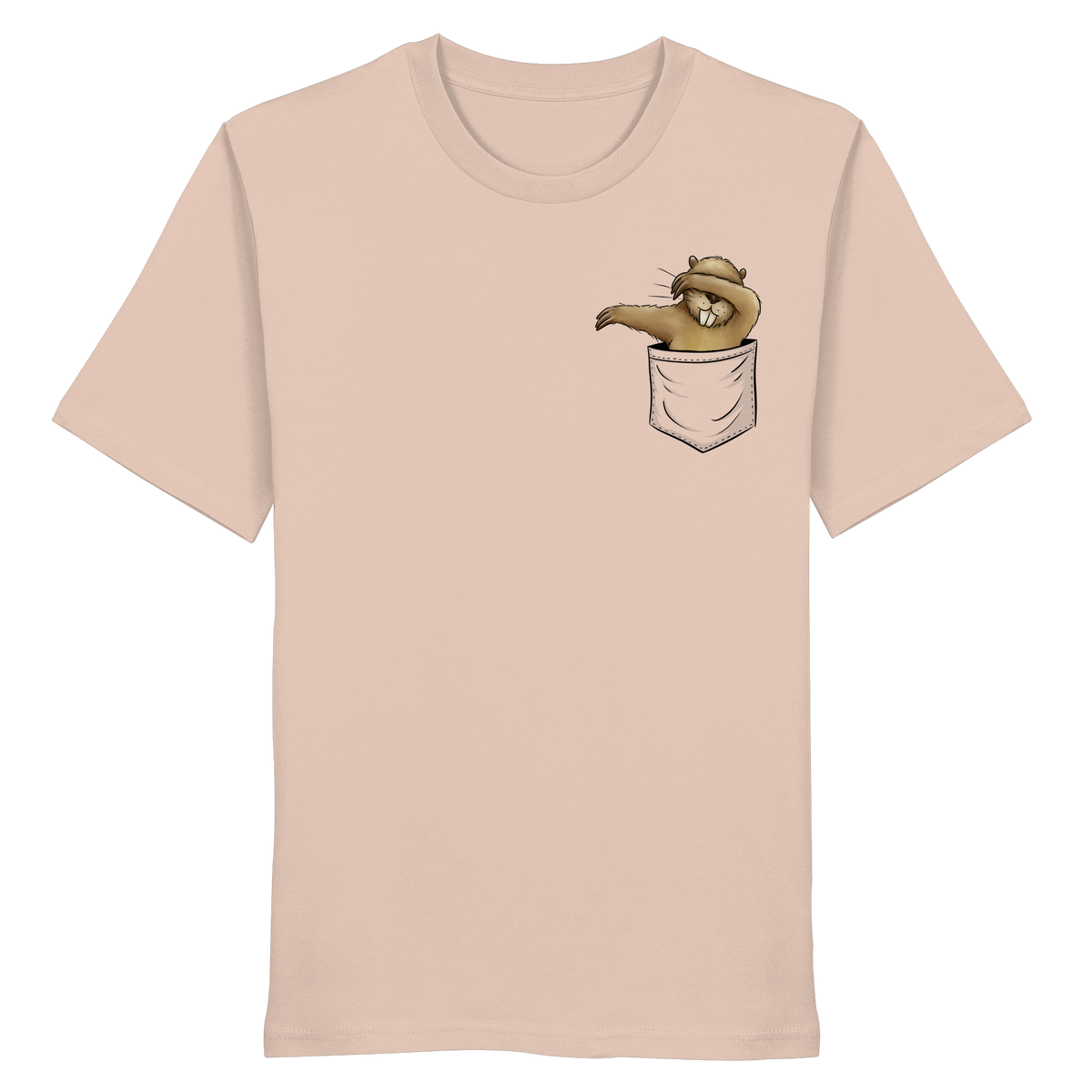 Dabbender Biber in Deiner Tasche - Organic Shirt