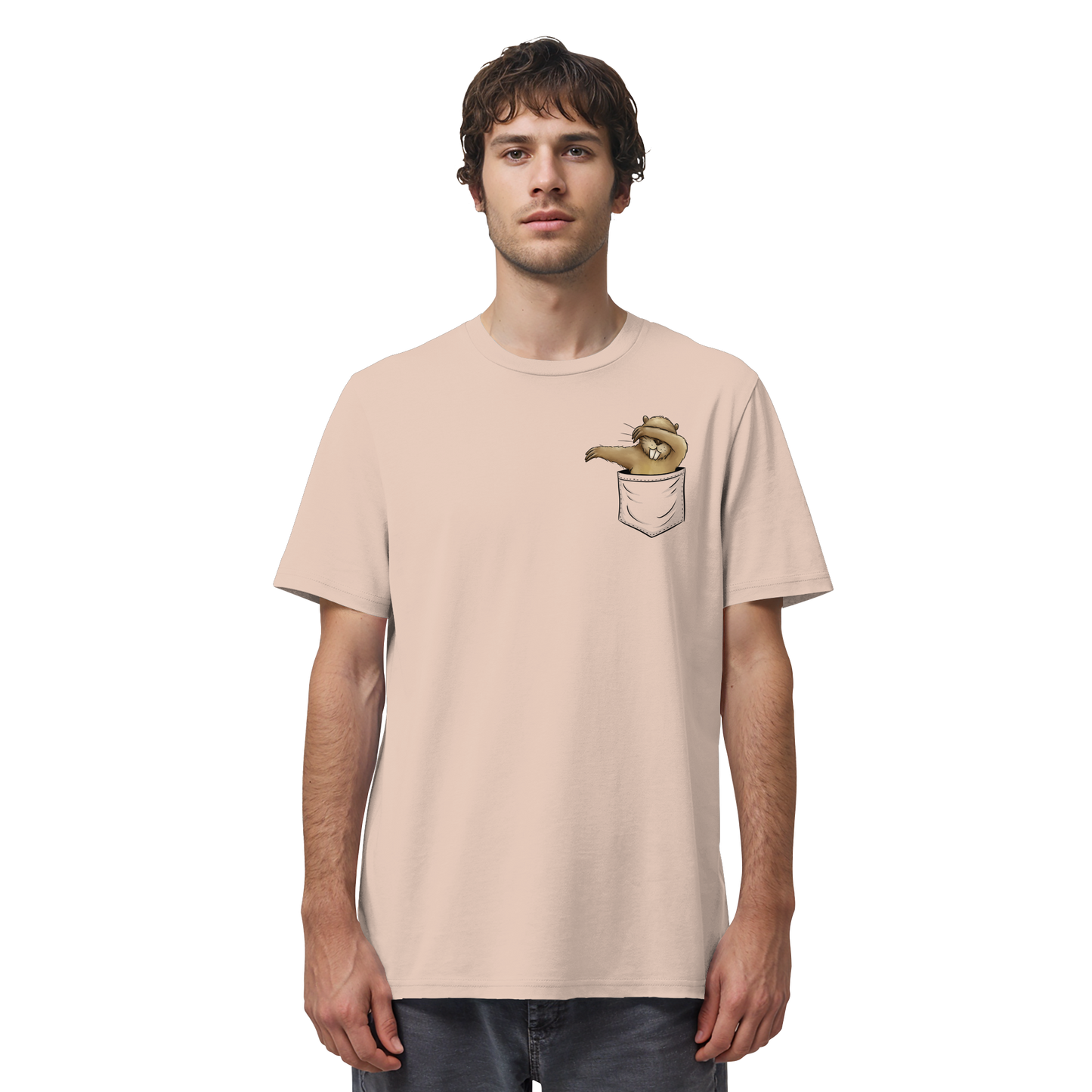 Dabbender Biber in Deiner Tasche - Organic Shirt