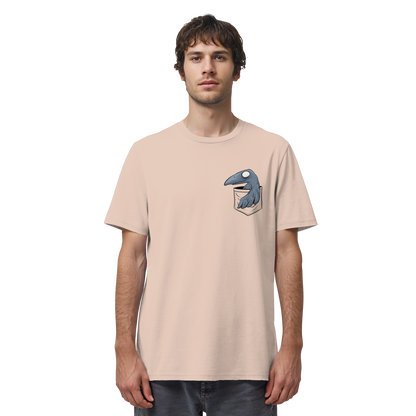 Grufti Rabe Krähe in der Tasche - Organic Shirt