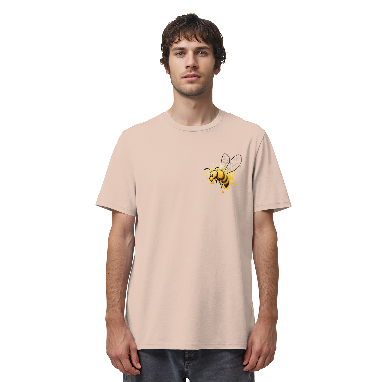 Lässige kleine Honig-Biene - Organic Shirt