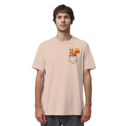 Lässiges Eichhörnchen In Tasche - Organic Shirt