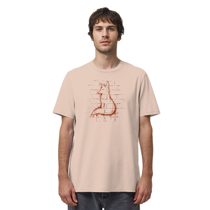Street Art Fuchs Silhouette - Organic Shirt