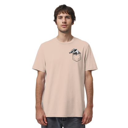Lustig gemütlicher Dachs In der Tasche - Organic Shirt