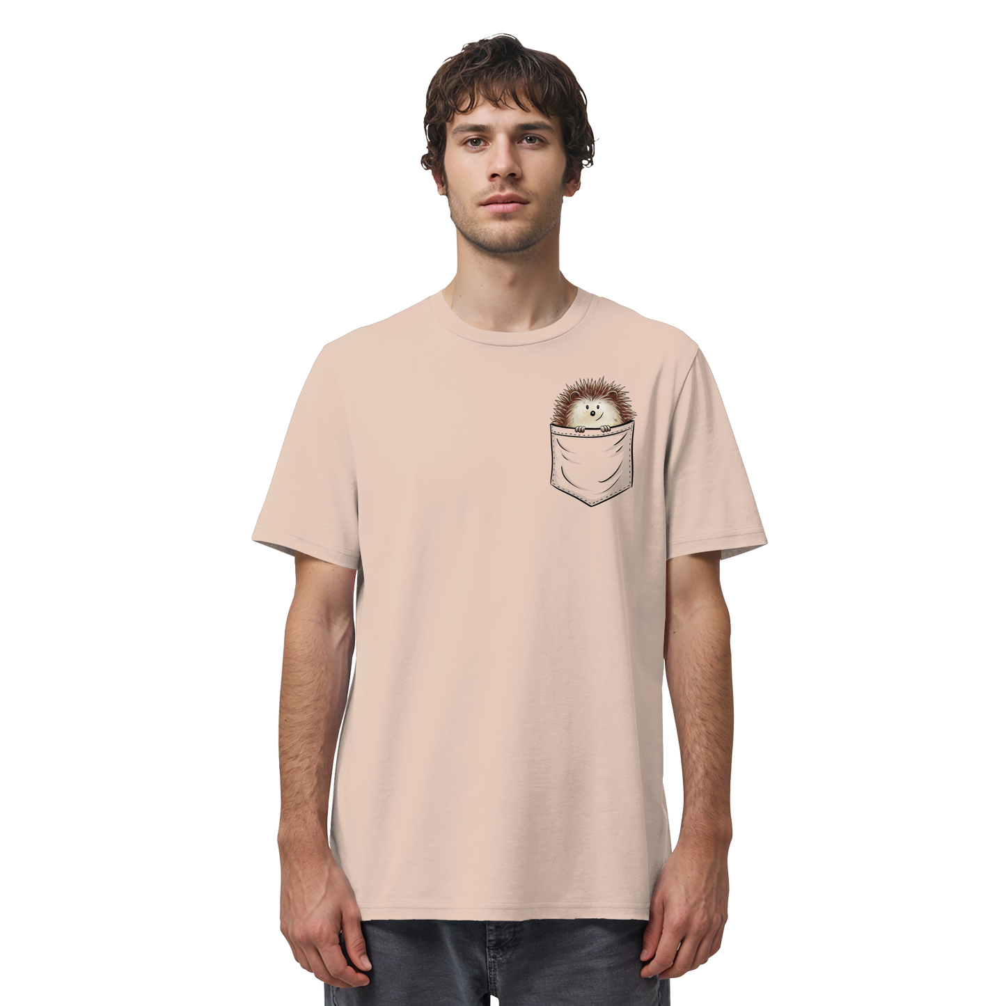 Lustiger Igel in Deiner Brust-Tasche - Organic Shirt