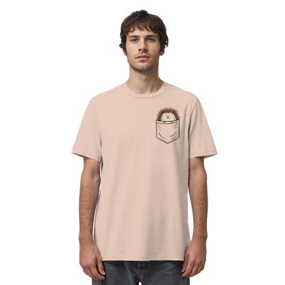 Lustiger Igel in Deiner Brust-Tasche - Organic Shirt