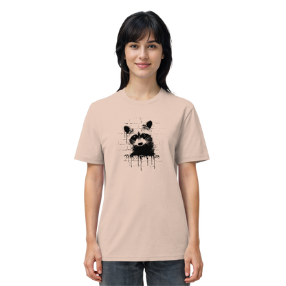 Funky Street Art Waschbär - Organic Shirt