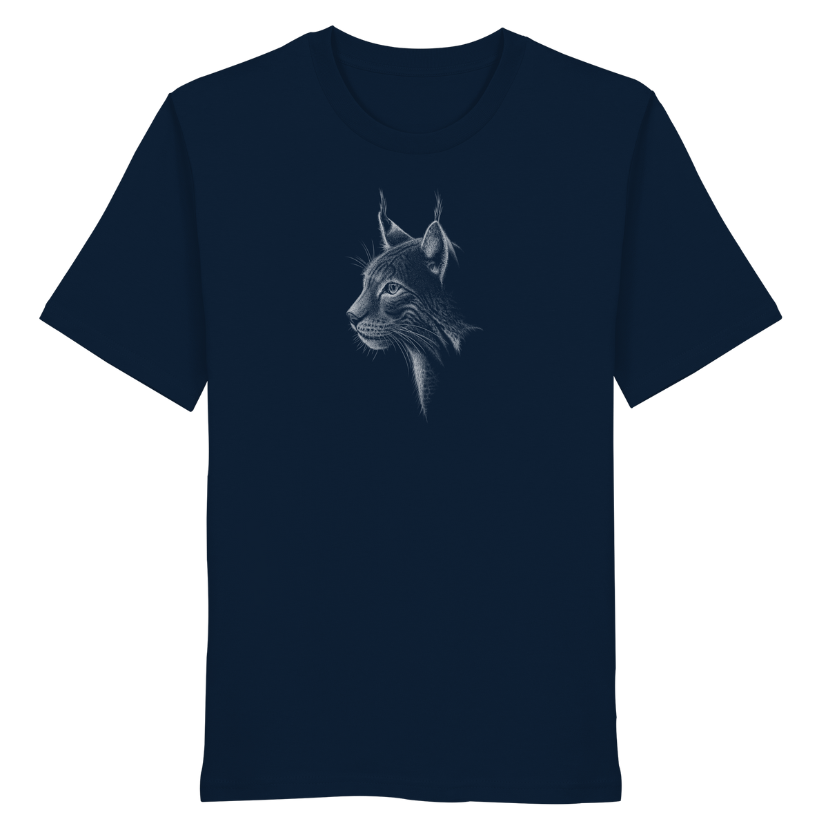 Luchs Kritzelkunst Wildkatze Illustration - Organic Shirt