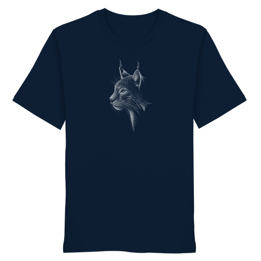 Luchs Kritzelkunst Wildkatze Illustration - Organic Shirt