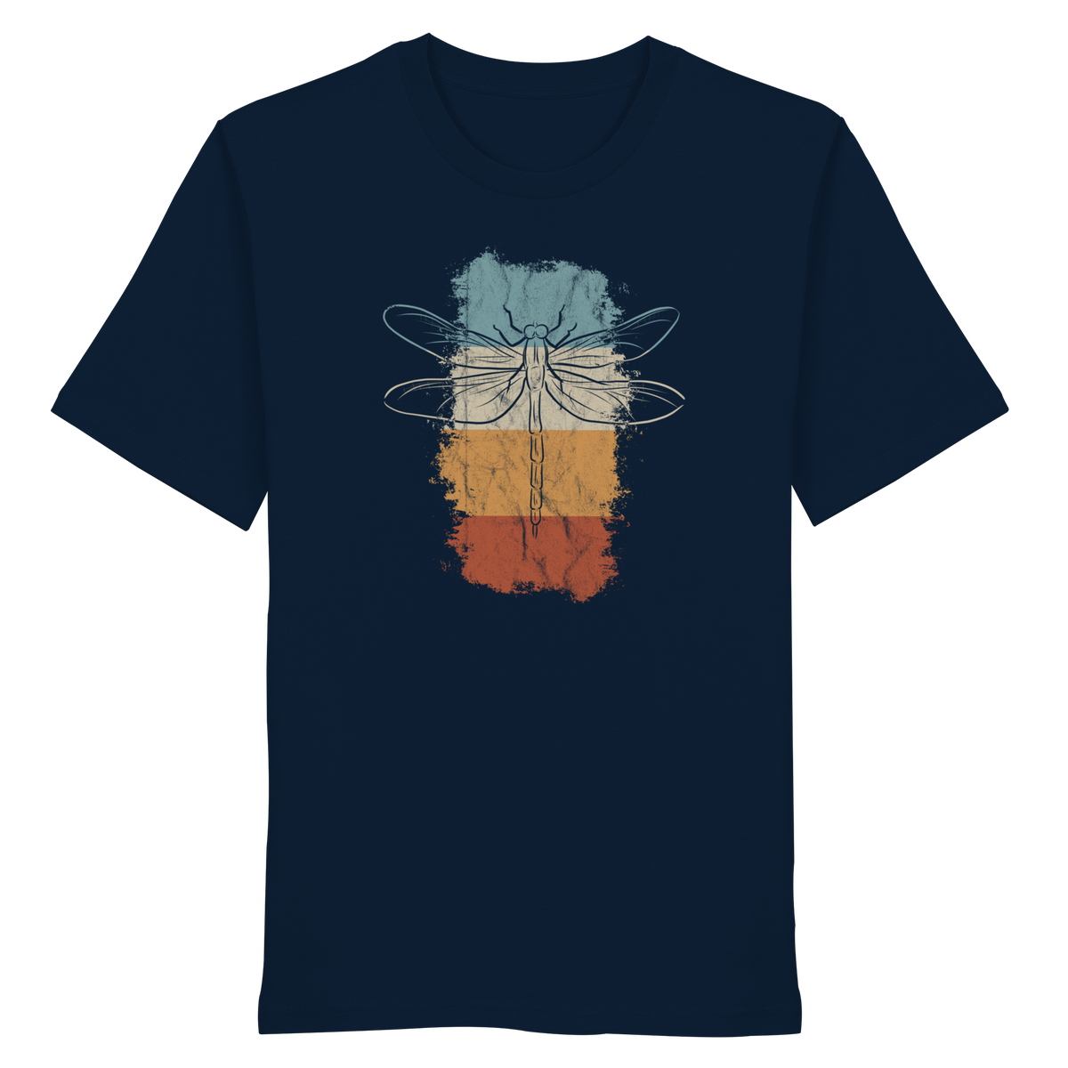 Retro Kunst Libelle | Vintage Dragonfly - Organic Shirt