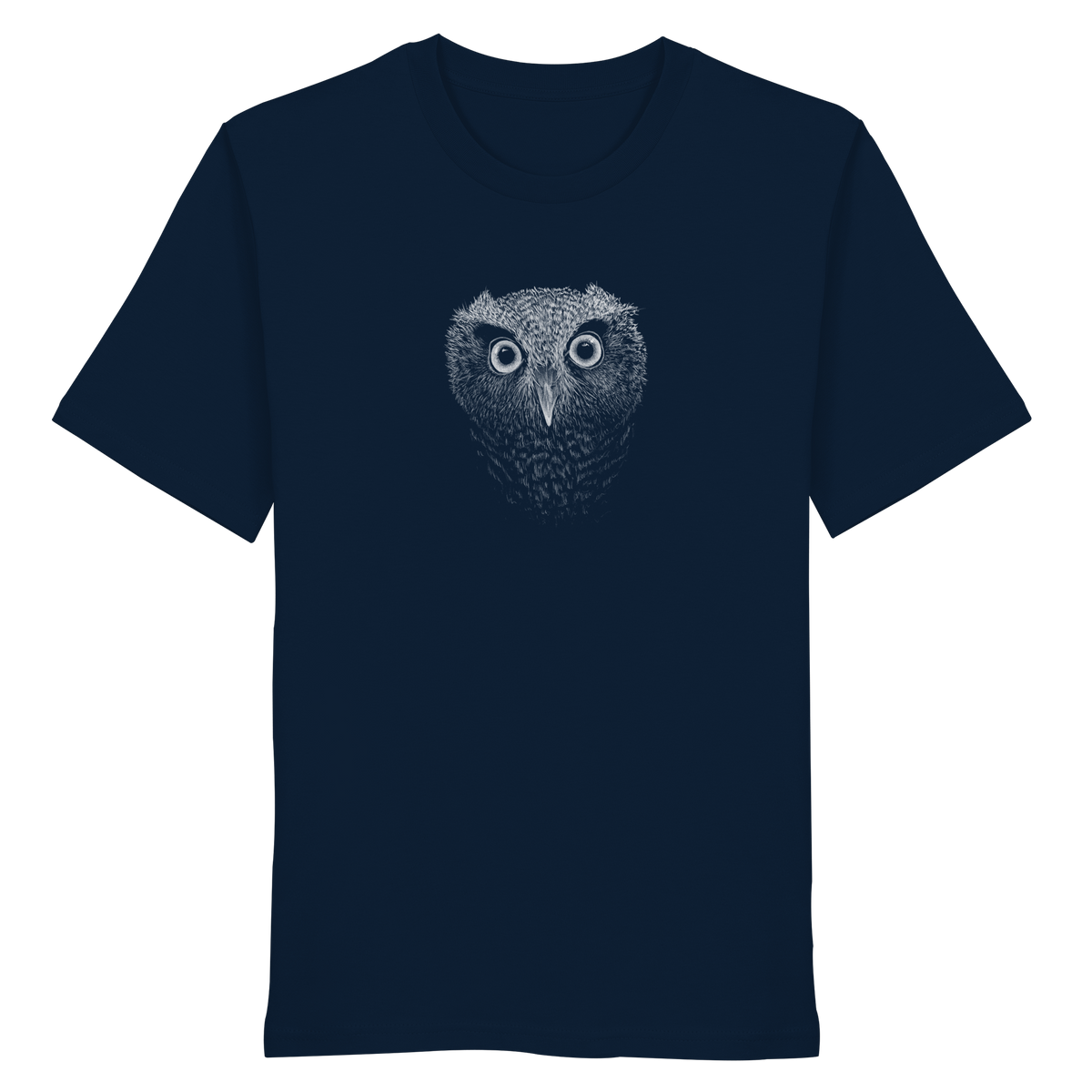 Eule Kritzelkunst Illustration - Organic Shirt
