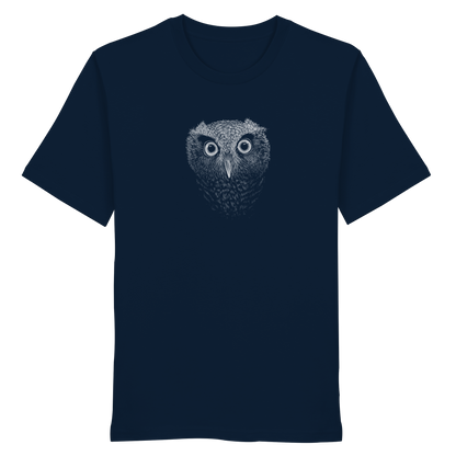 Eule Kritzelkunst Illustration - Organic Shirt
