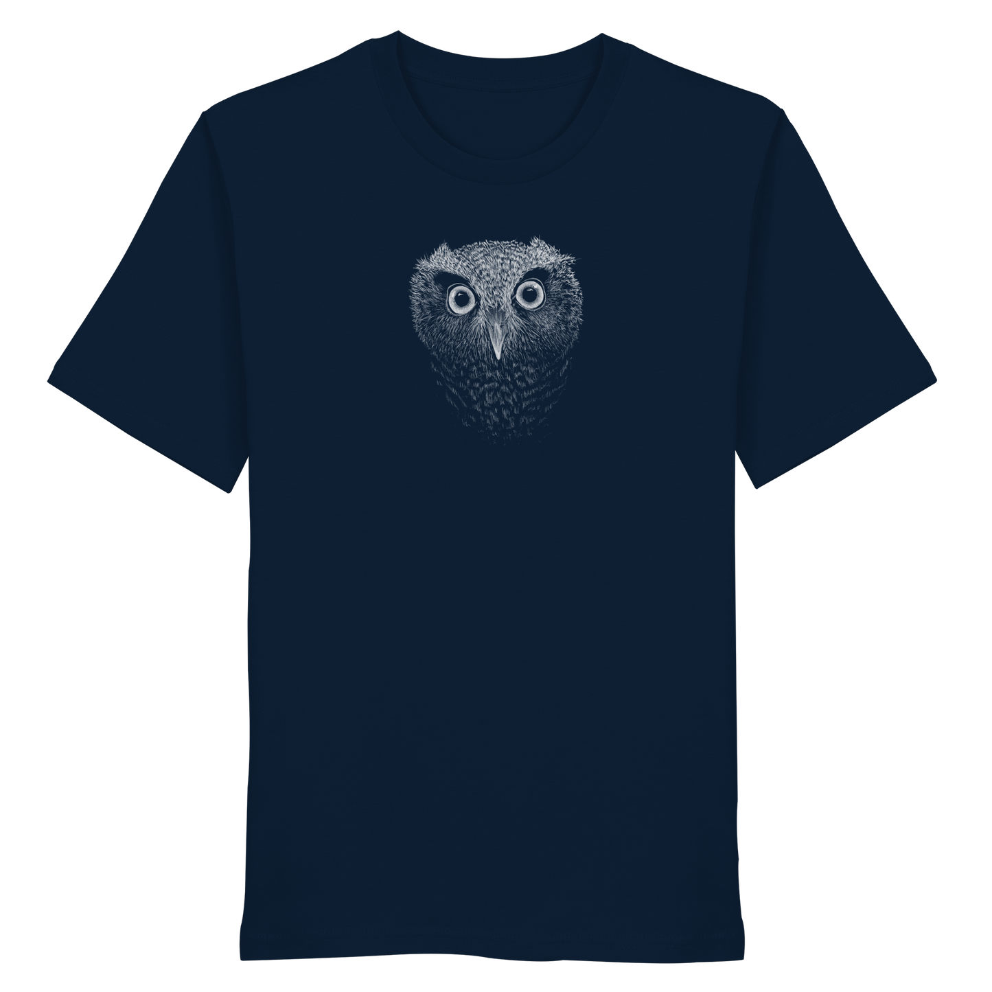 Eule Kritzelkunst Illustration - Organic Shirt