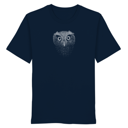 Eule Kritzelkunst Illustration - Organic Shirt
