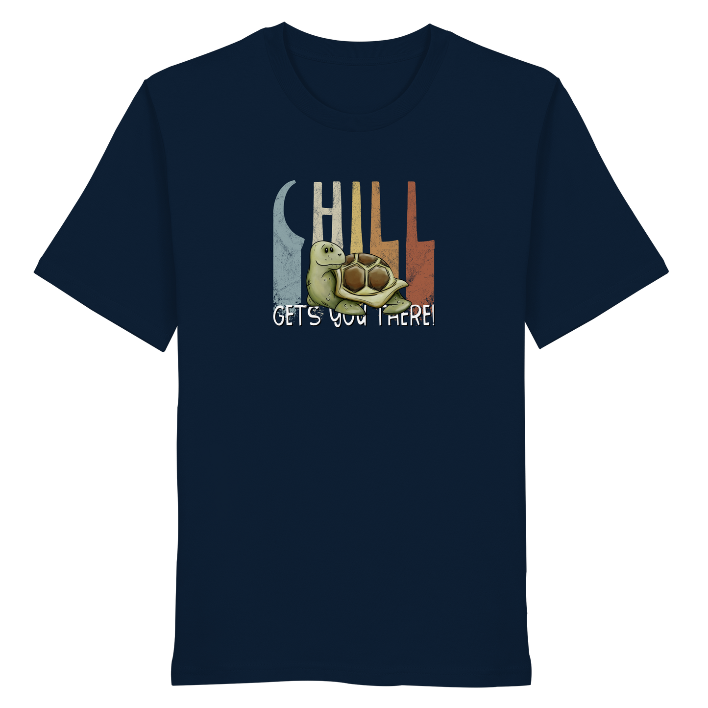 Gechillt gemütliche Schildkröte - Organic Shirt