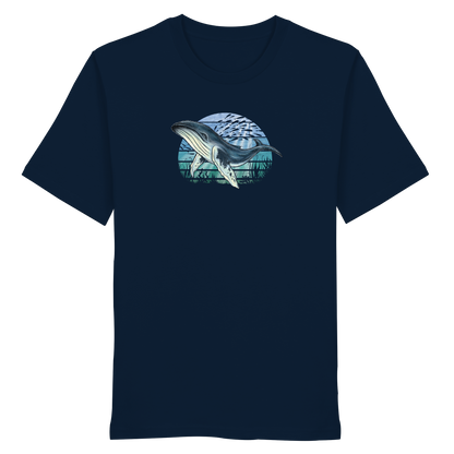 Retro Unterwasser Buckelwal - Organic Shirt