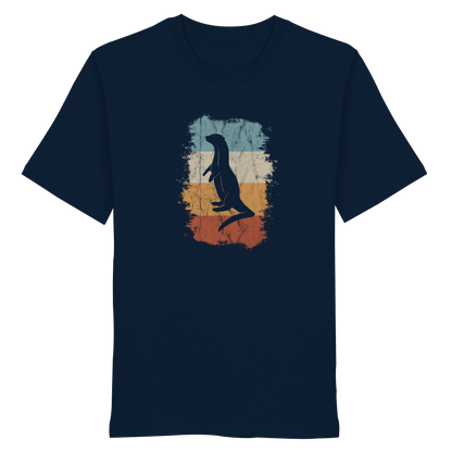 Retro Otter Fischotter Silhouette - Organic Shirt