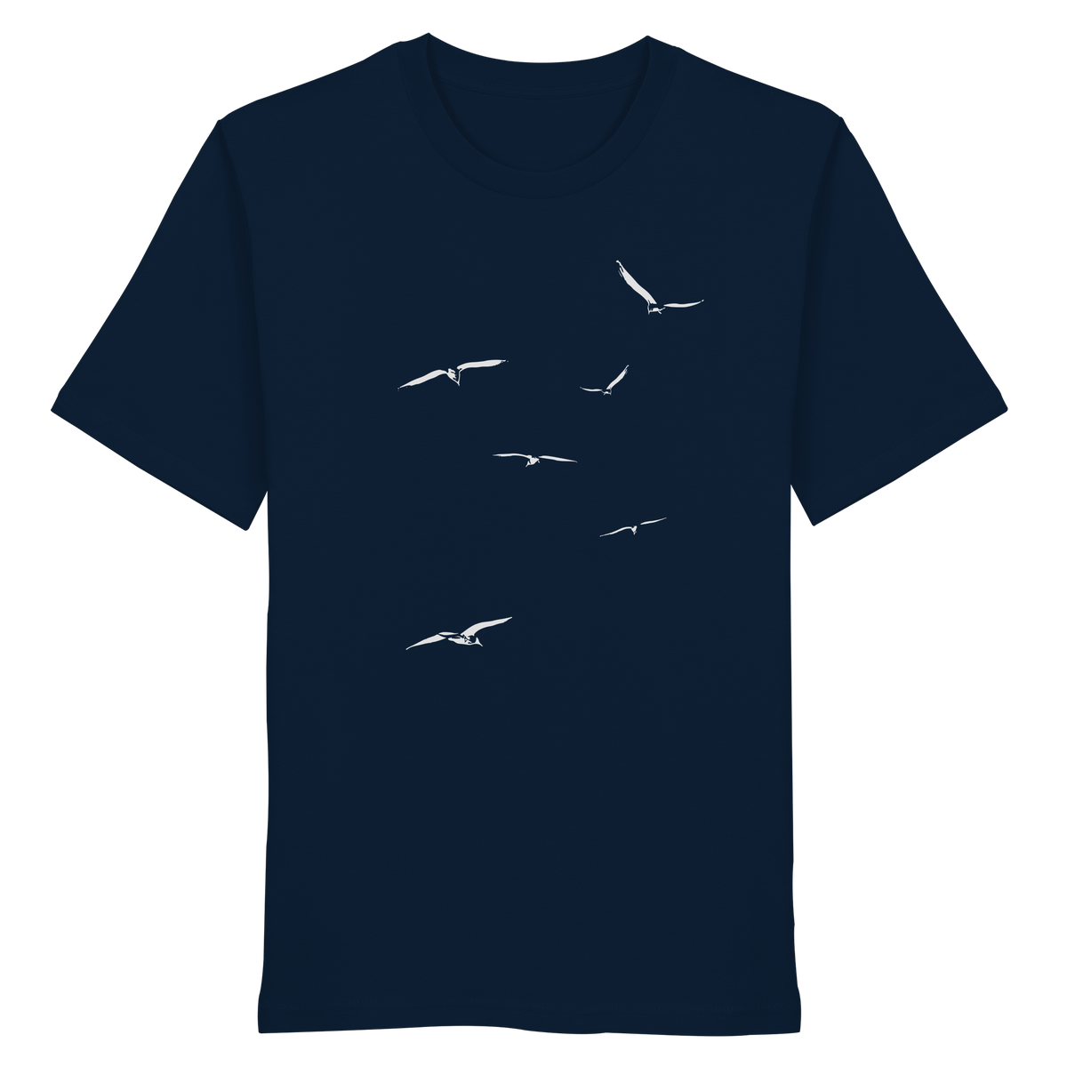 Vogelschwarm – Traum vom Fliegen - Organic Shirt