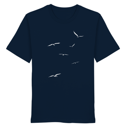 Vogelschwarm – Traum vom Fliegen - Organic Shirt