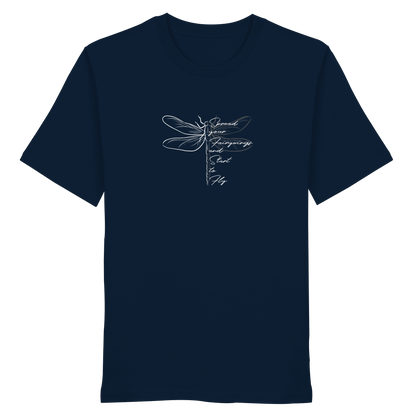 Breite die Flügel aus und flieg los | Libelle - Organic Shirt