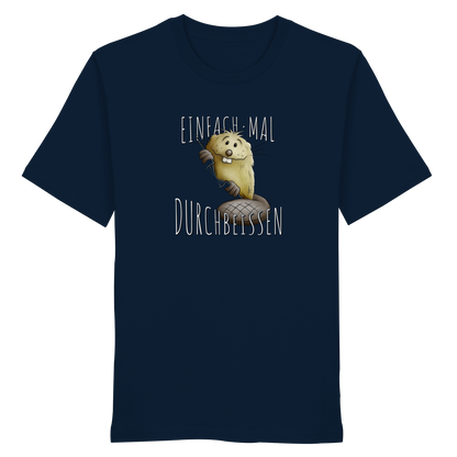 Einfach mal Durchbeissen Biber - Organic Shirt