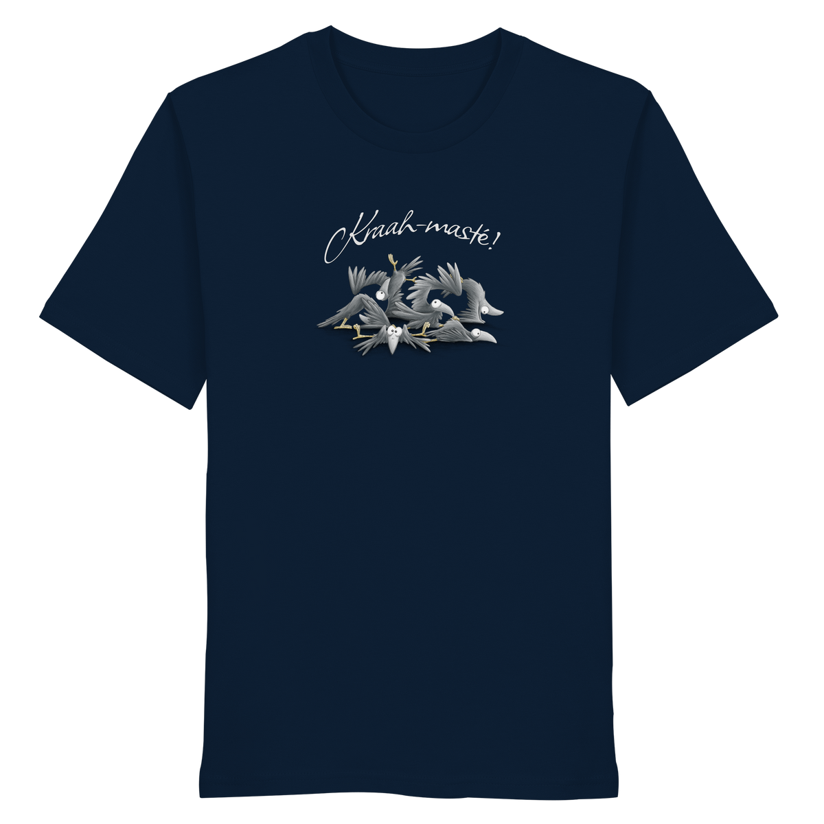 Kraah-masté! Yoga Raben Krähen - Organic Shirt