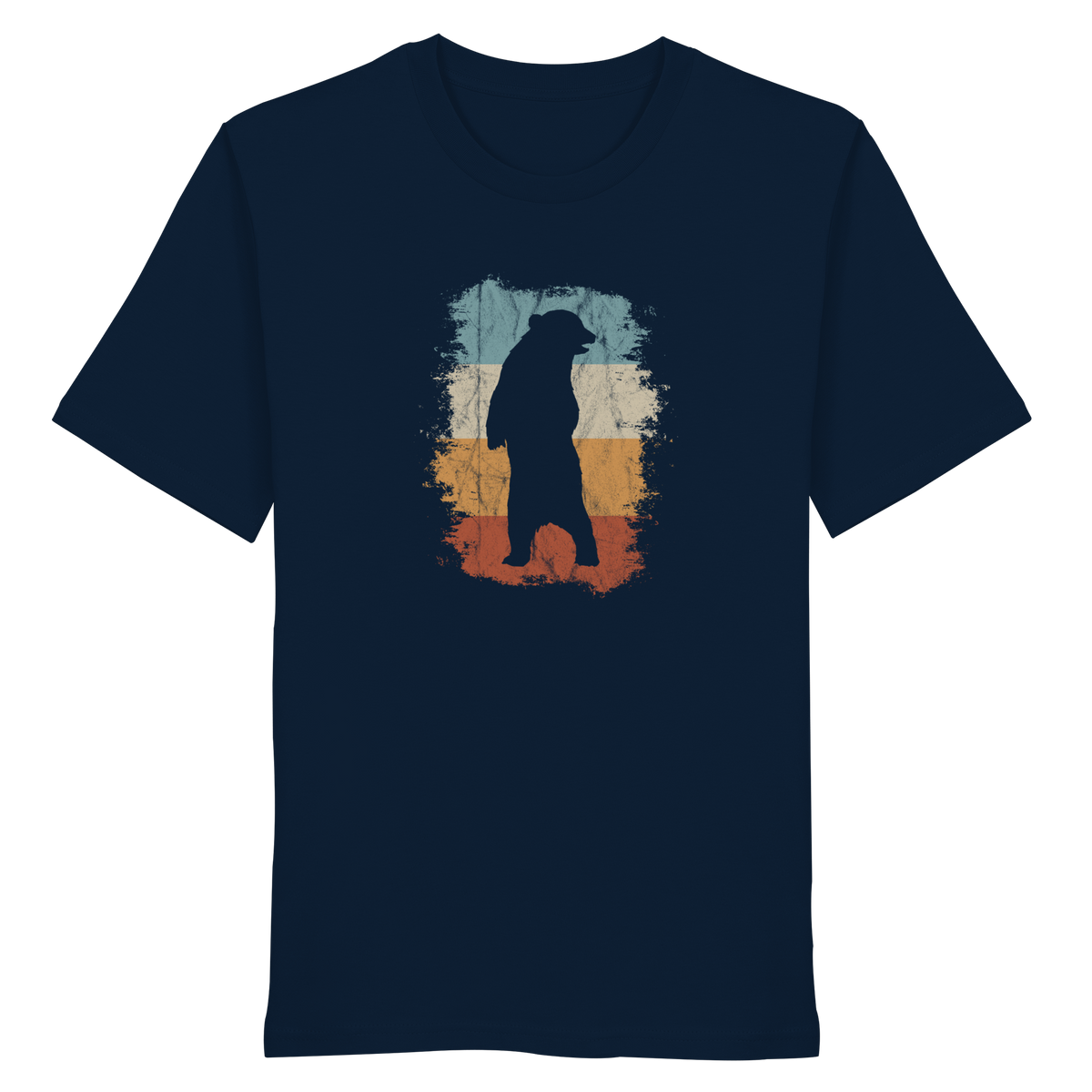Retro Bären-Silhouette - Organic Shirt