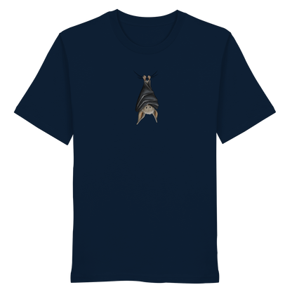 Lustig chillende Fledermaus - Organic Shirt