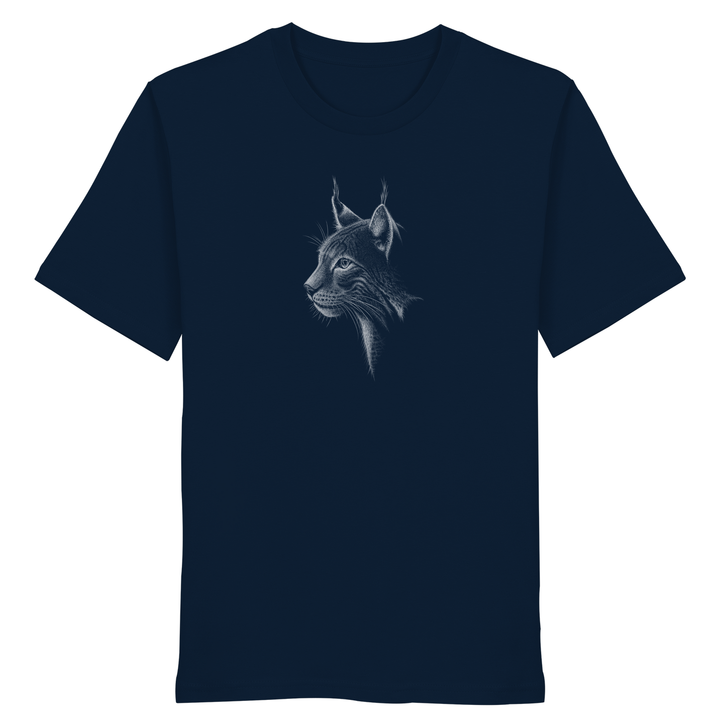 Luchs Kritzelkunst Wildkatze Illustration - Organic Shirt