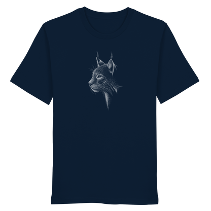 Luchs Kritzelkunst Wildkatze Illustration - Organic Shirt