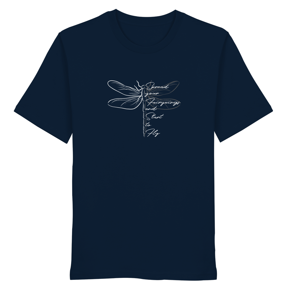 Breite die Flügel aus und flieg los | Libelle - Organic Shirt